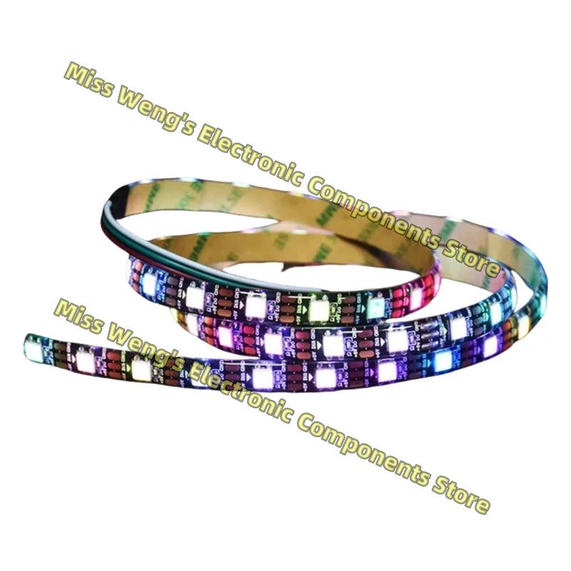 Digital Colorful RGB Light WS2812B LED Strip with Trimmable/Programmable Intelligent Light Waterproof RGB-5050-5V-IP65-60D-1M