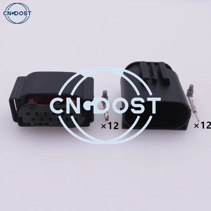 

12 Pin 4E0972713 4E0972713 Automotive Lane Assist LCA Plug AC Assembly 1-967680-1 For VAG VW Audi Benz Porsche 1534151-1 1534152