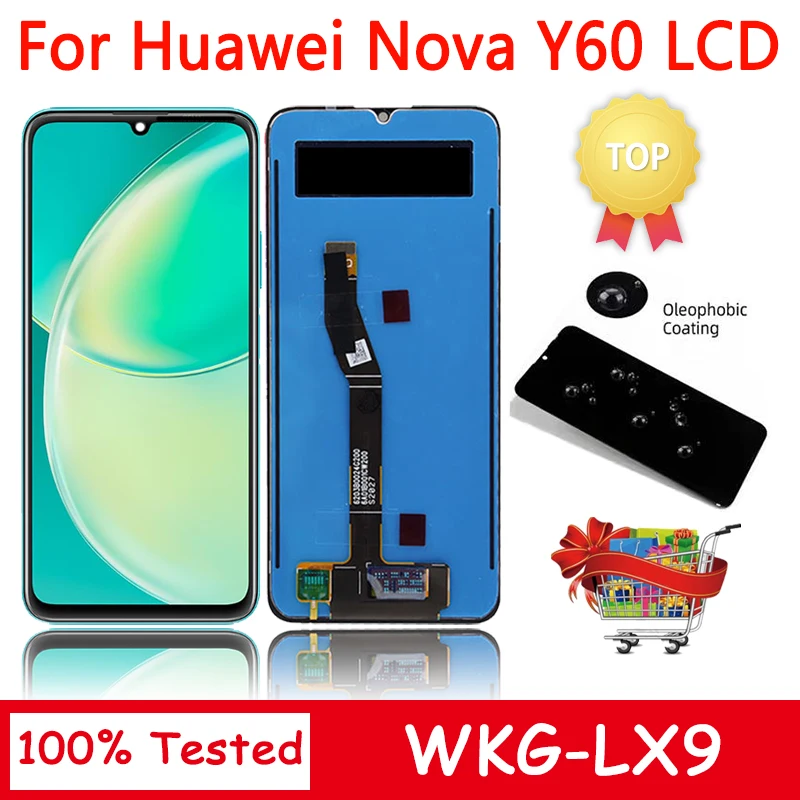 

Test 6.6" For Huawei nova y60 WKG-LX9 LCD Display Touch screen replacement Digitizer Assembly For Huawei Nova Y60 LCD