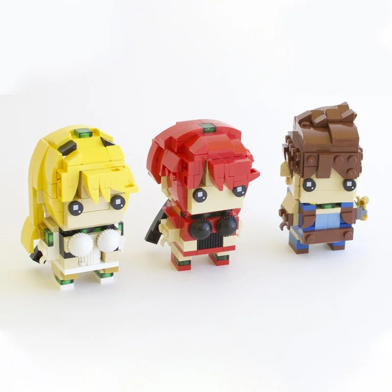 

528 шт. MOC Xenobladess2 Brickheadz строительные блоки Рождественский подарок уникальный ручной работы DIY вдохновляет неограниченное количество творчества