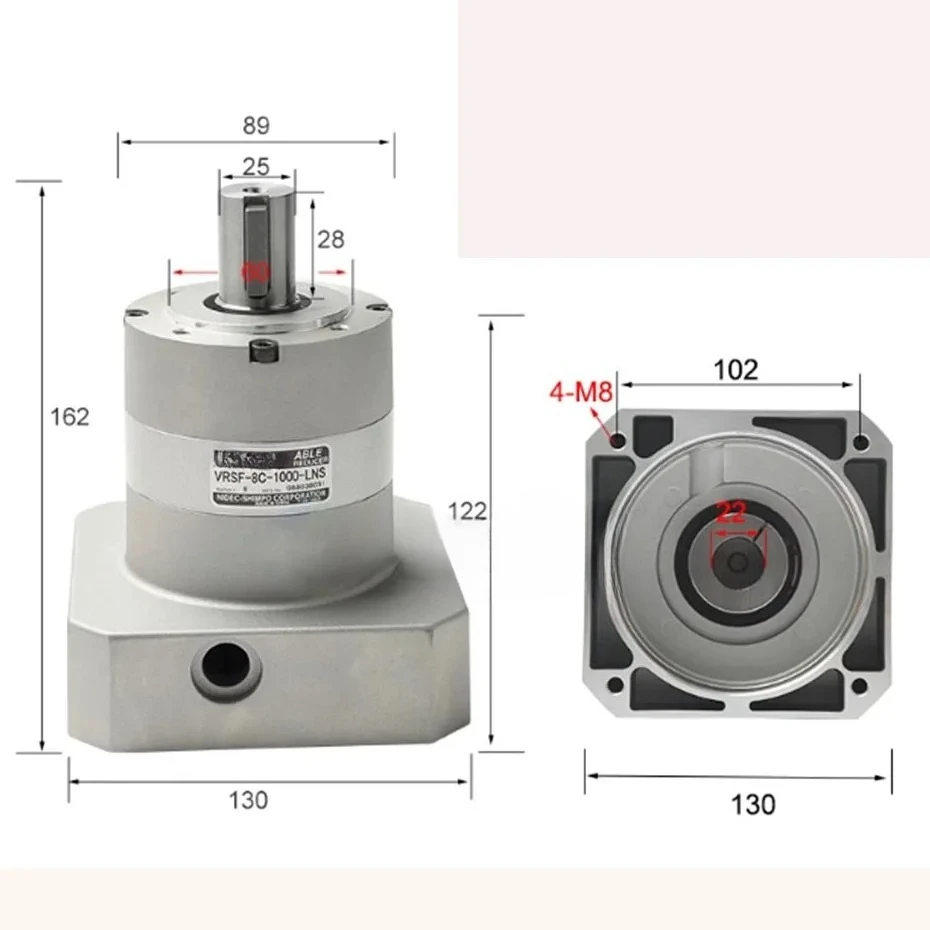 2026 Hot Sale New Bao Reducer 5/8/10C-750/850/1000W Keyway Planetary Servo Reducer Carving Machine Accessories
