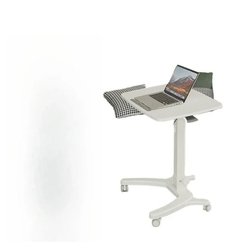 Standing mobile folding lift office workbench, lazy laptop bedside table