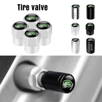 4Pcs Car Wheel Tire Valve Caps Tyre Stem Cover Bolt-In Accessories For Land Rover Range Rover L322 Sport Discovery 4 Freelander