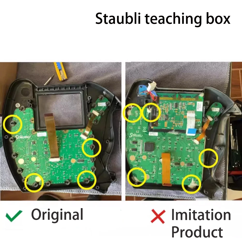 Staubli SP1 teaching box repair replacement teaching pendant panel display cable CPU motherboard