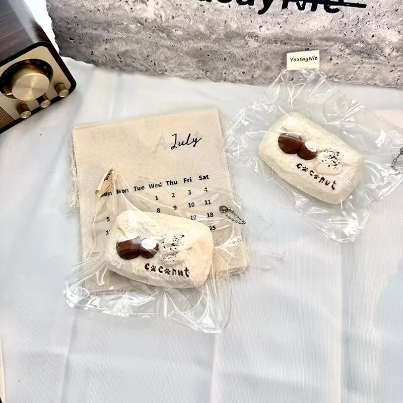 A delicious and visually appealing handmade coconut-cocoa 