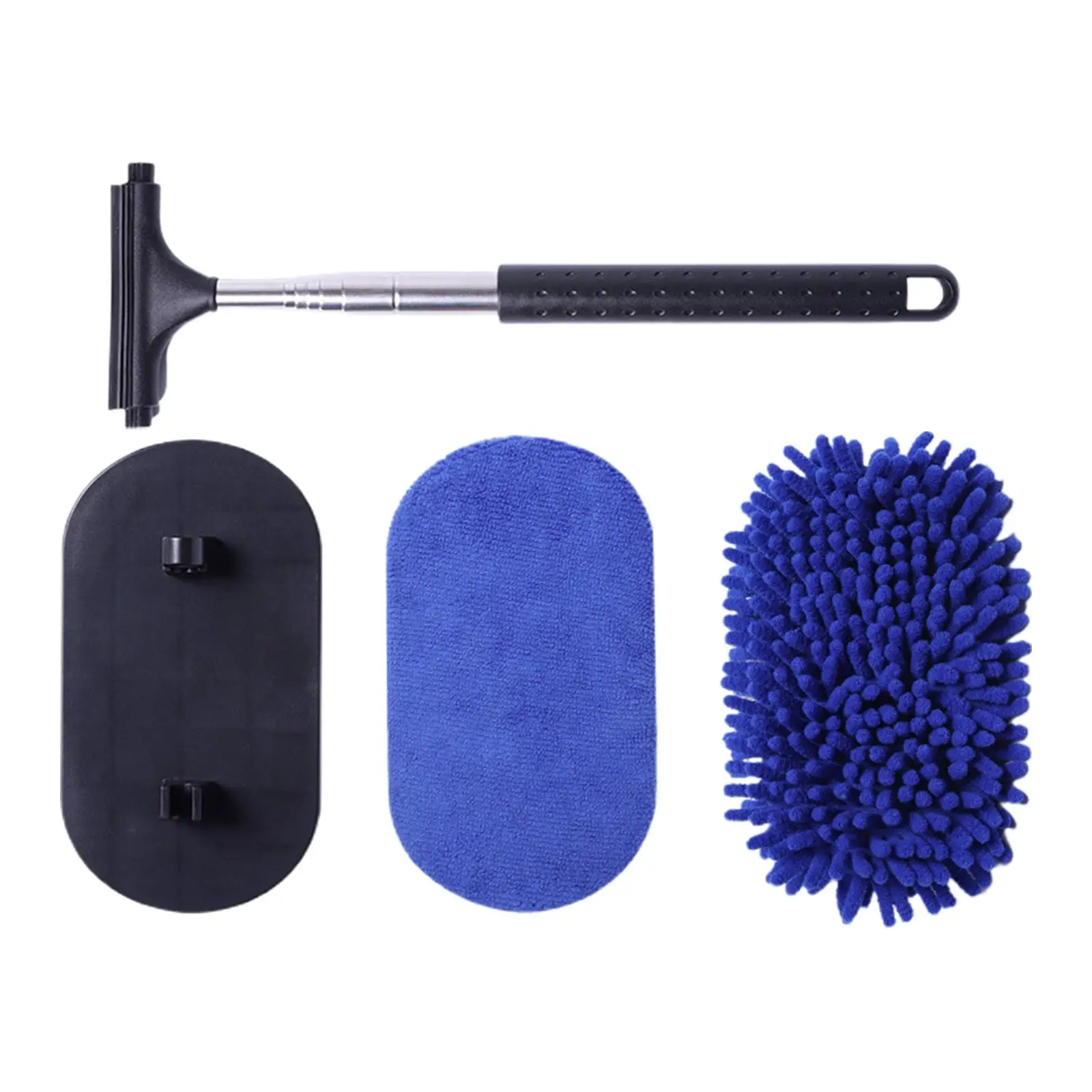 Car Wash Mop Brush with Long Handle Durable Washable Windshield Glass Cleaning