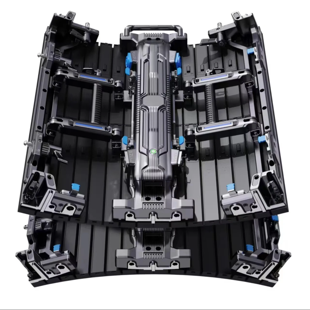 Panel LED Flexible de Alquiler P2.6, Pantalla Interior Curva Ajustable de Forma Libre para Escenario