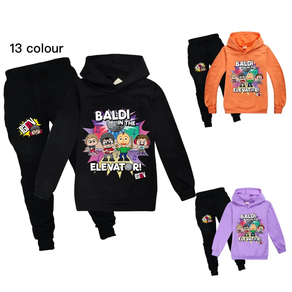 

Children Clothing Set Fall Kids Hooded Set Fgteev Boys Casual Sports Pants 2pcs Cartoon Hoodies For Teens Fashion Suit Tracksuit