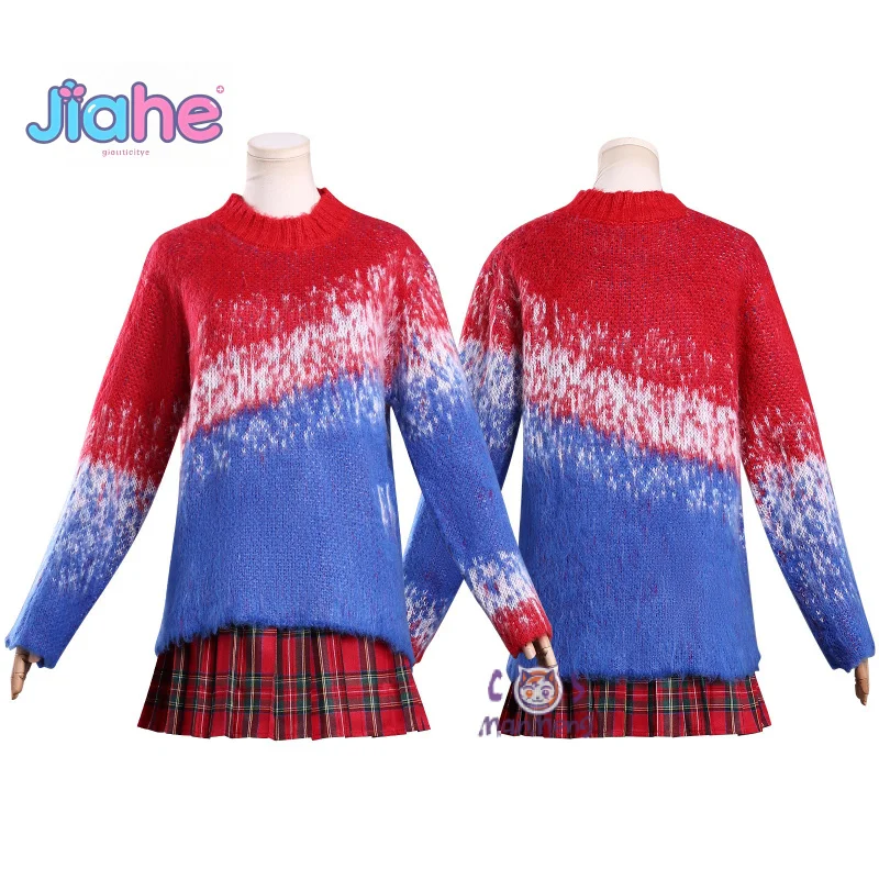 

Wednesday Season Movie Wednesday Season 2 Cosplay Halloween fashion sweater dress sock set carnival party new men women suit