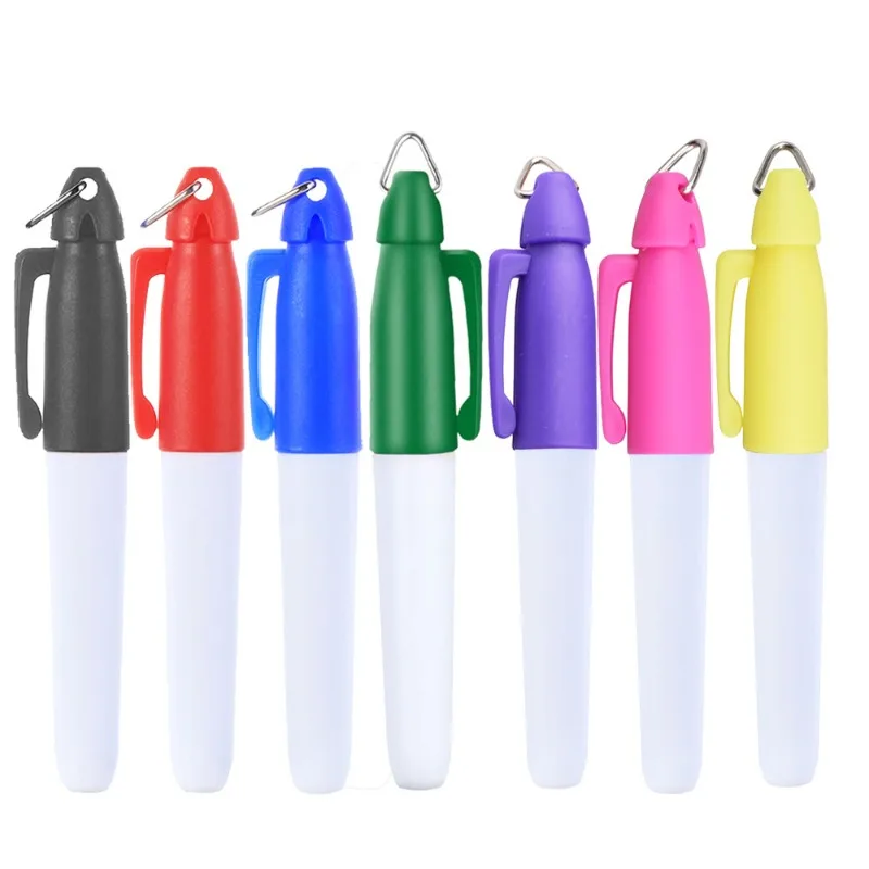 

Маркировочная ручка для гольфа, инструмент для разметки гольфа, масляная ручка с маркерным крючком для ключей