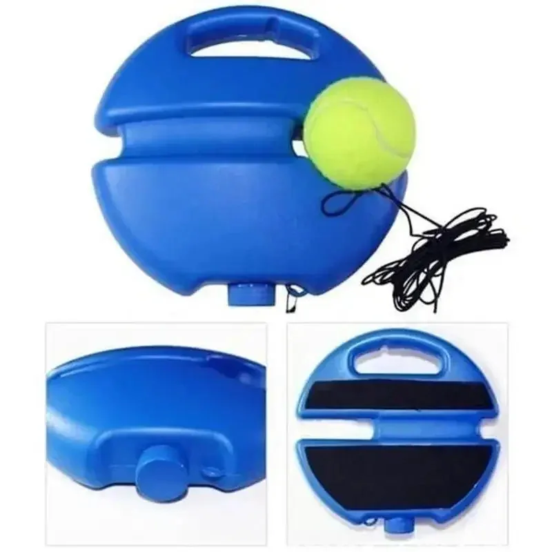 Training Durable High Elasticity Tennis Practice Tool Base Customized With Rope Automatic Rebound Practice Ball Outdoor