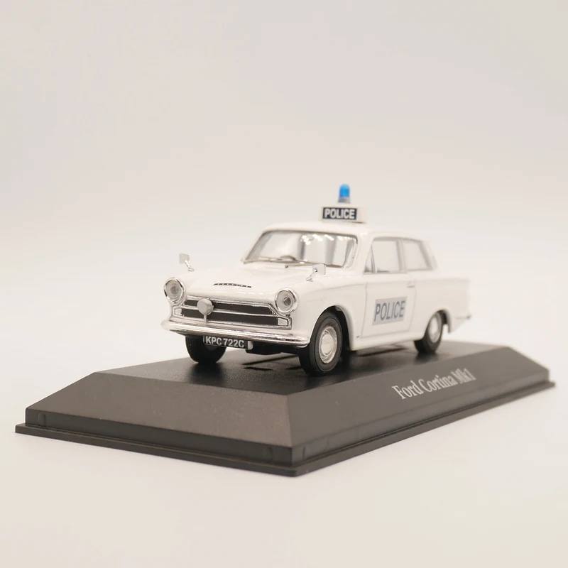 

Diecast ATLAS 1:43 Scale Ford CaprinaMk1 British Police Car Surrey Alloy Car Model Collectible Toy Gift Souvenir Display