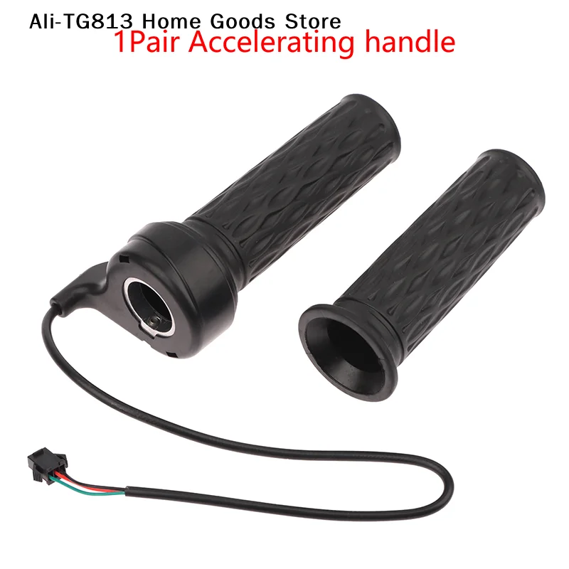 

[TG813]1Pair Electric Bike Throttle Bike Speed Throttle Grip Wearable Accelerator Handle Grip For Handlebar