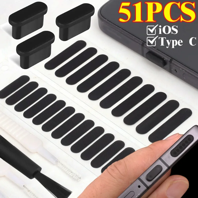 

Cell Phone Speaker Cleaner Kit for IPhone Samsung Xiaomi Tablet Type C Port Universal Dust Removal Tool Portable Clean Brush Set