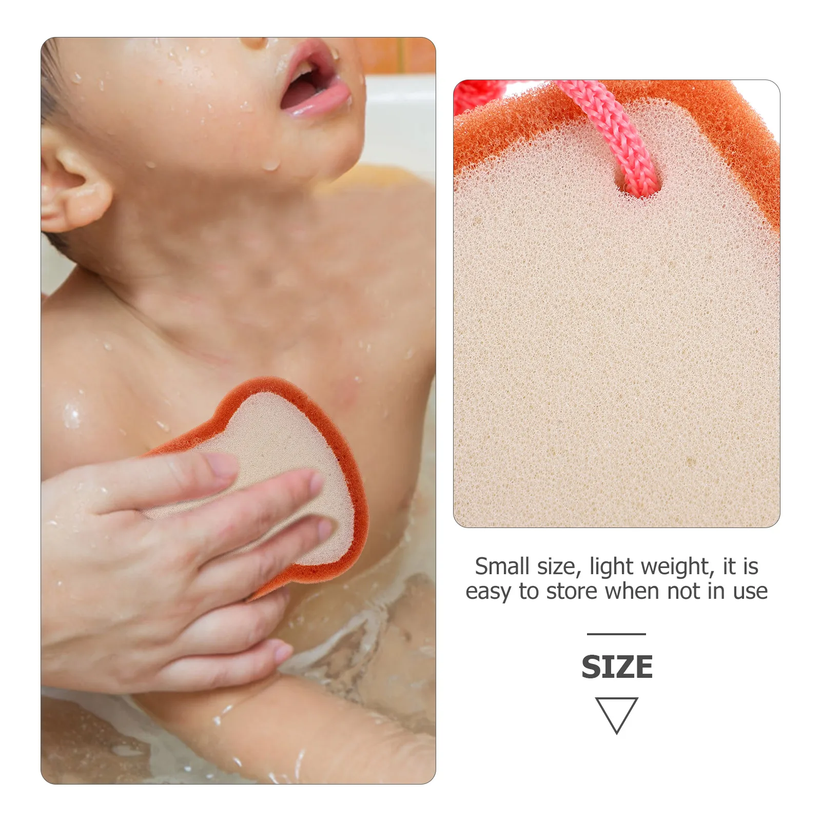 

Bread Sponge Bath Scrubber Lightweight Portable Cartoon Shower Tool For Exfoliating Cleansing Soft Gentle