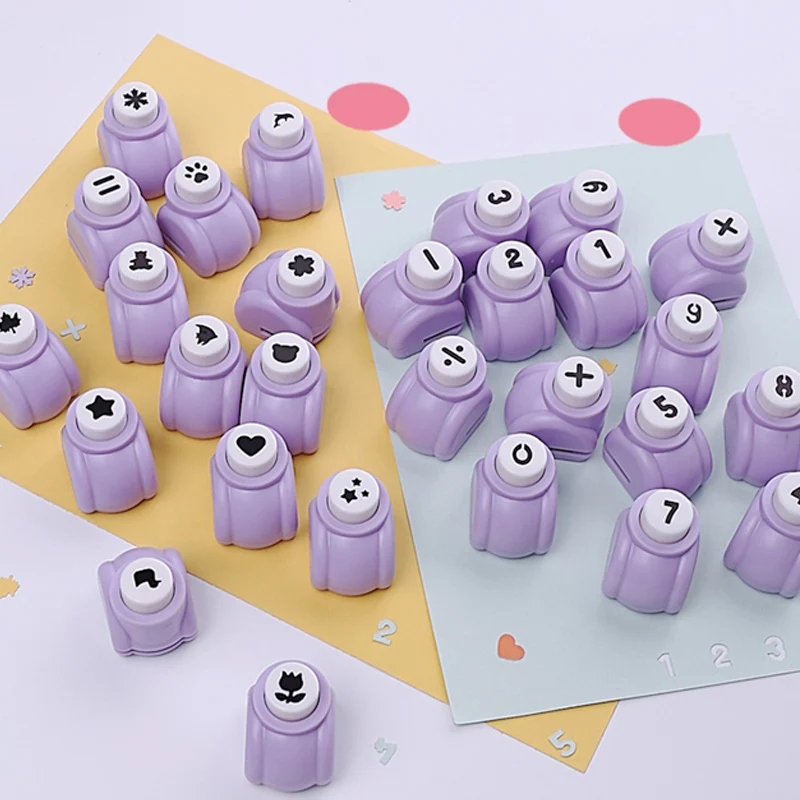 1 PCS Mini Scrapbook Punches Handmade Cutter Card Craft Calico Printing DIY Flower Paper Craft Punch Hole Puncher Shape