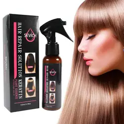 100ml Hair Care Smoothing Spray To Repair Dyeing Ironing Hair Essential Oil Care Silk Smooth Shine Makes Prevents Damage Frizz