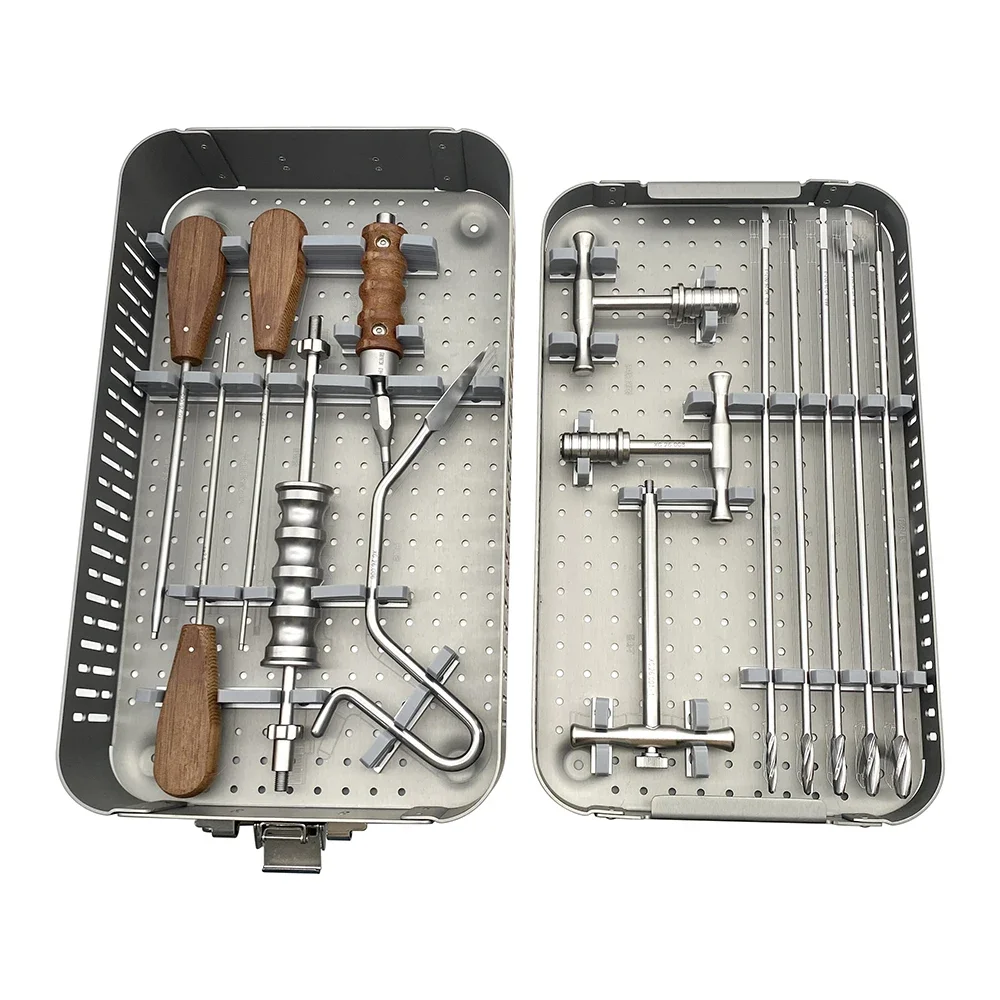 Orthopedics Humerus Self-Locking Intramedullary Nail Instrument Kit Orthopedics Tools Set Pet