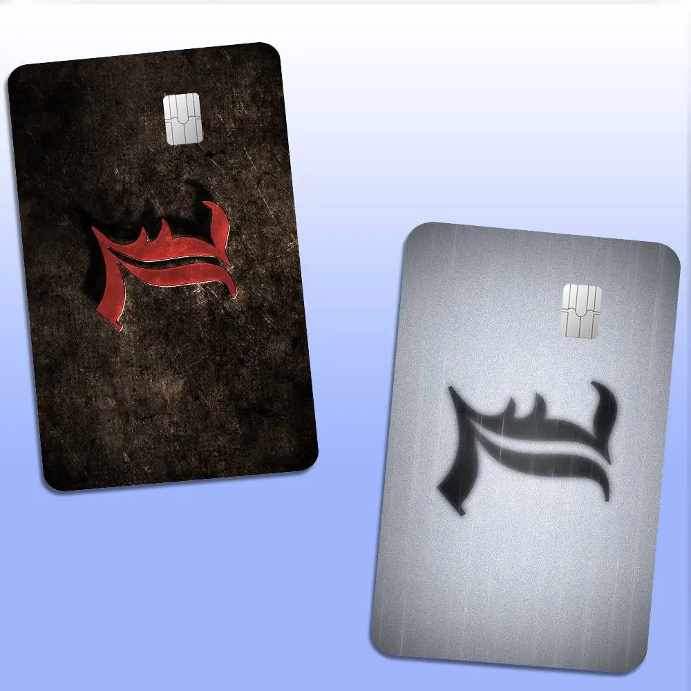 Mystery Comics Death Note Cartoon Credit Card Skin Stickers For Bank Card Bus Metro Card Sticker Waterproof Women Gift