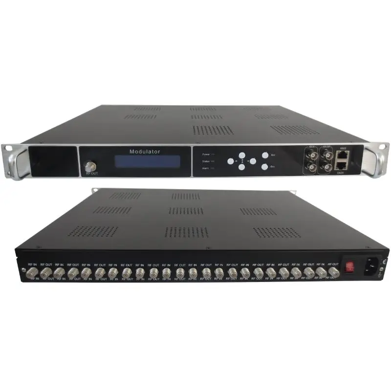 12 Frequency Tuner to RF Modulator DVB-S/S2 to DVB-T/DVB-C/ATSC/ISDB-T