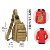 Chest Tactical Sling Bag Gun Range Crossbody Outdoor Sport Travel Shoulder Pouch For Men Women Hiking Camping Equipment