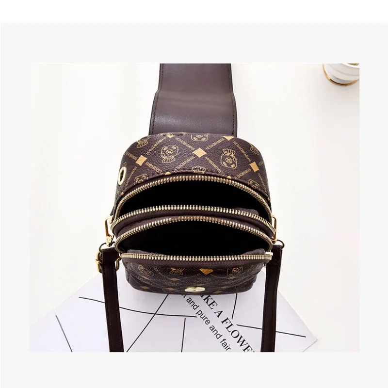 Women Mini Leather Shoulder Diagonal Bags Small Mobile Phone Bag Crossbody Girls Ladies Purse Handbag Wallets Card Holders