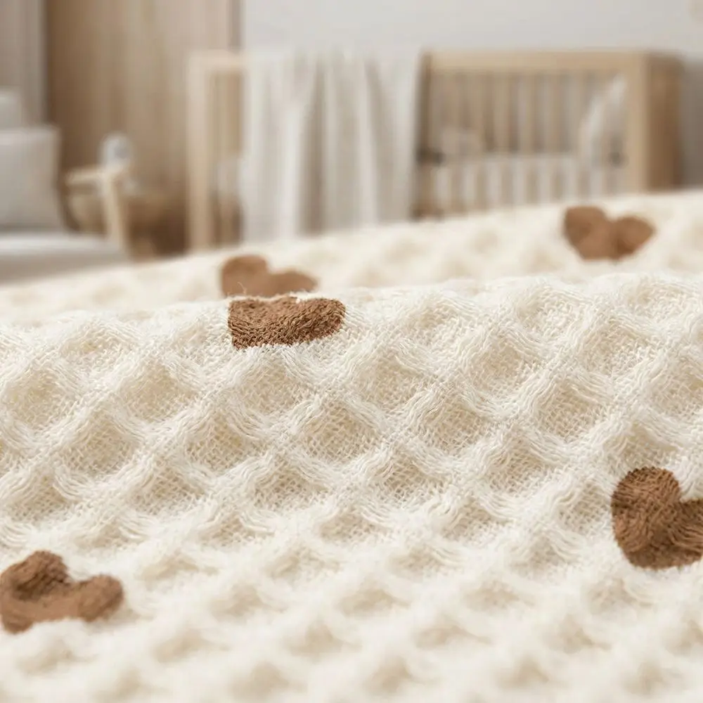 New Cotton Baby Basket Cover Breathable Soft Infant Safety Seat Cover Light-Blocking Lightweight Cart Cover Sun Protection