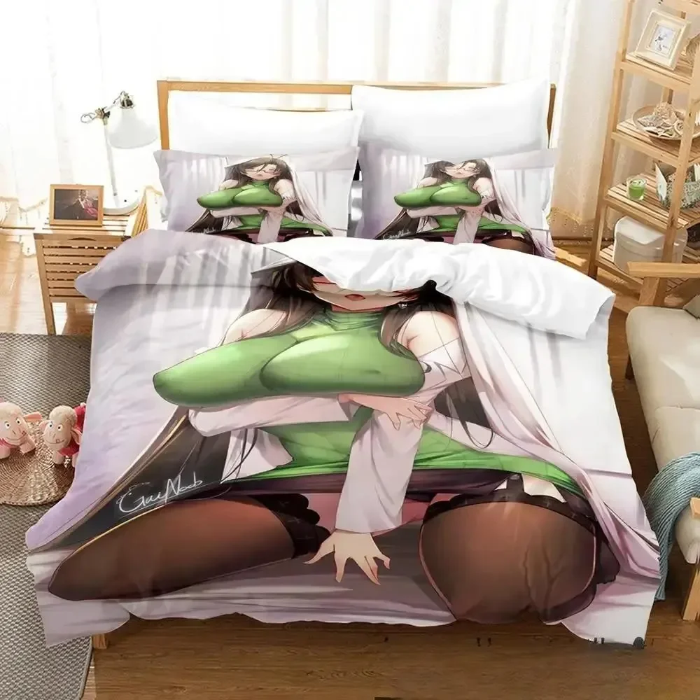 Juego de cama Anime Testament of Sister New Devil, juego de funda nórdica, funda de edredón, funda de almohada, tamaño King, Queen, Twin, para niños, niñas y adultos
