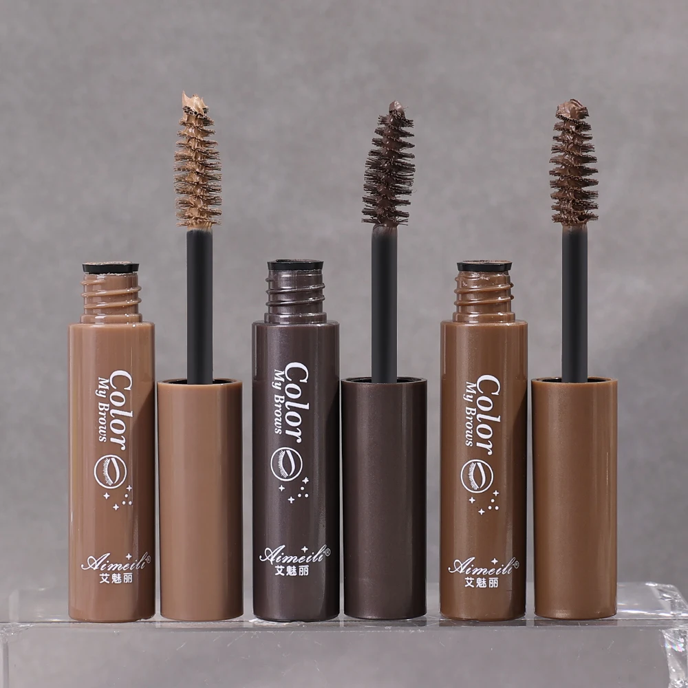 Natürliche schwarzbraune Flüssigkeit färben Augenbrauen Gel Creme Augenbrauen Tönung Tattoo Stift wasserdicht lang anhaltende Mascara Tönung Make-up Kosmetik