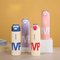 500ml Star Bounce Cup High Beauty Cute 316 Stainless Steel Insulated Bottle Student Women's Cup Sports Water Bottle