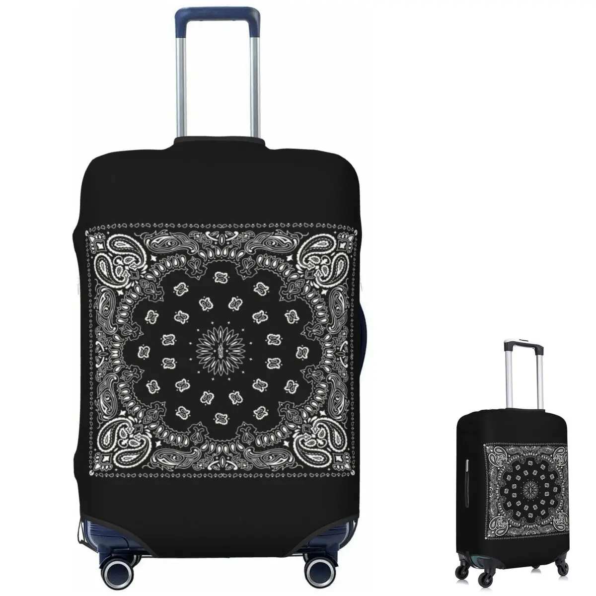 Bandana capa de mala personalizada proteção elástica capas protetoras de bagagem de viagem para 18-32 polegadas