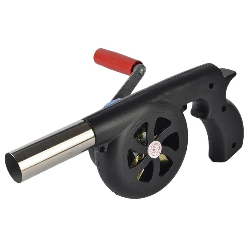 

Outdoor hand crank help barbecue picnic camping fire tool point carbon portable hair dryer blower hand crank