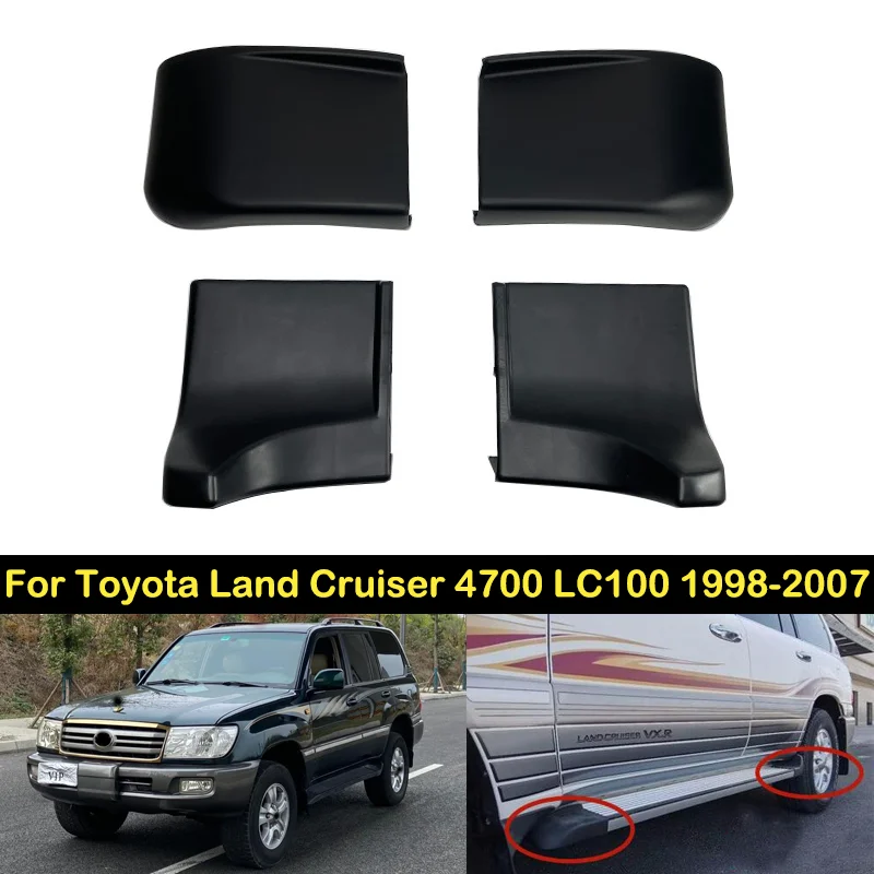 

DECHO For Toyota Land Cruiser 4700 LC100 1998-2007 Foot Pedal Step Board Protection Side Trim Cover Pedal Angle Cap