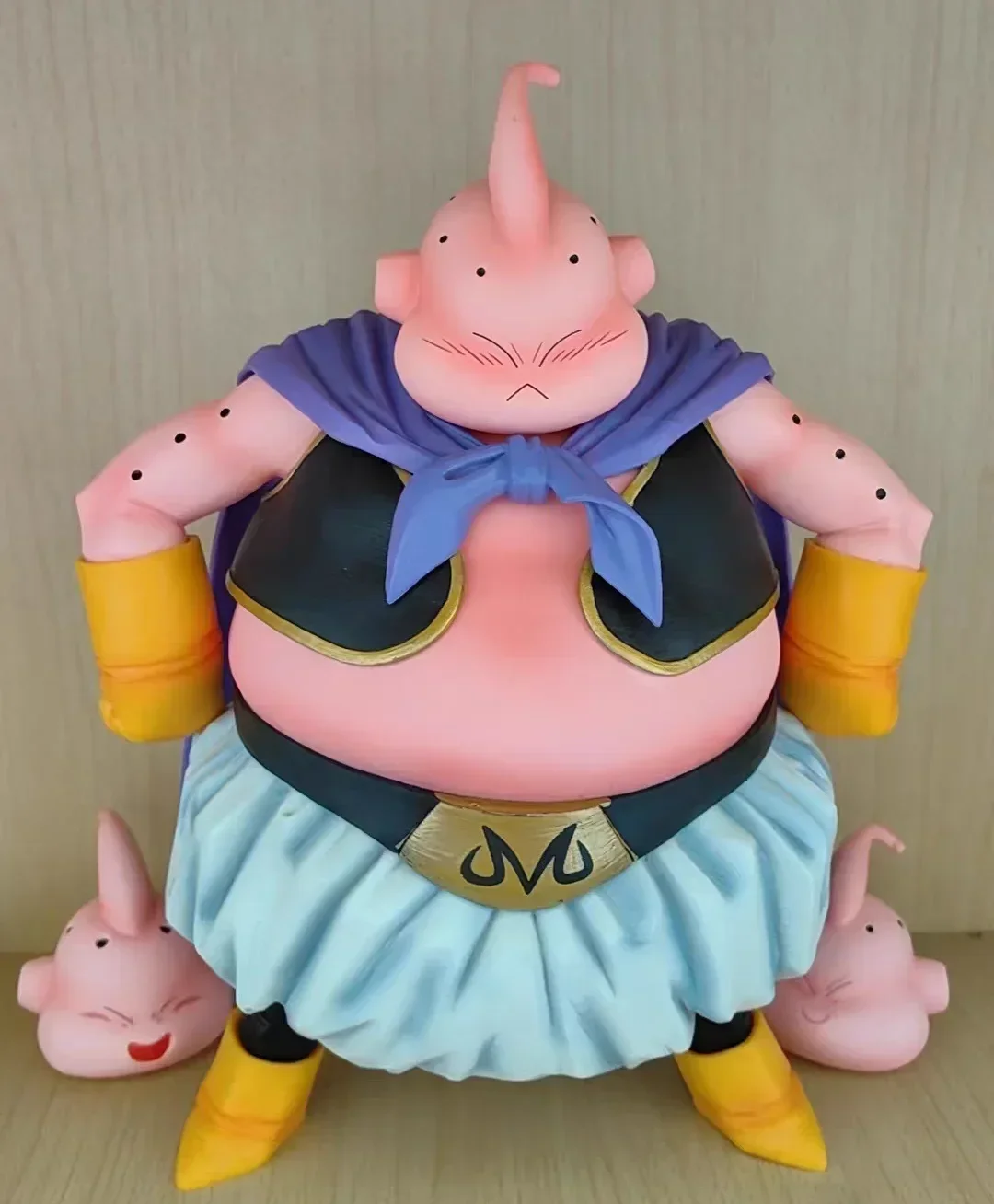 Dragon Ball Doll 28cm Fat Bu Ou Three Cute Angry Expressions Replaceable Handmade Pvcmodel Desktop Collectible Model Toys Gifts