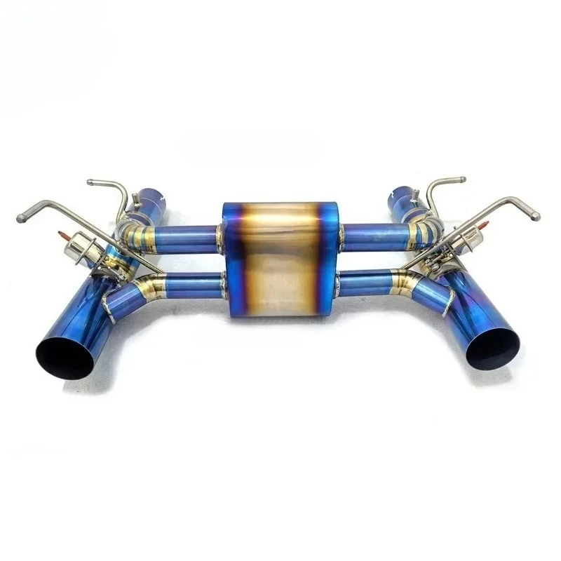 Exhaust High-Performance Titanium Muffler Exhaust for Ferrari F8 3.9T Pneumatic Valve Axleback Exhaust System