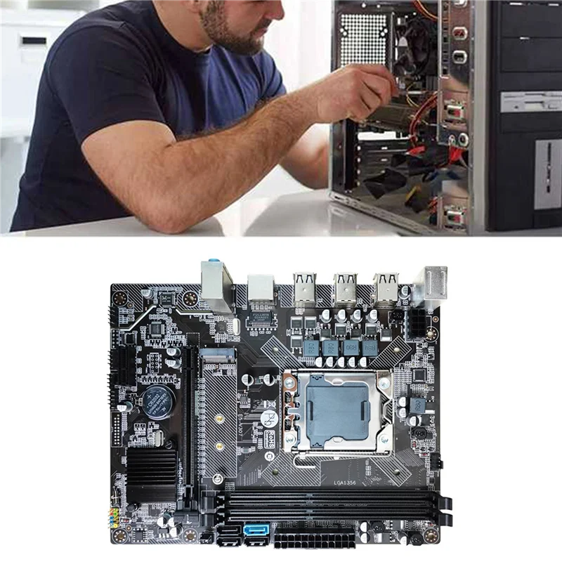 

X79 Desktop PC Motherboard Set+E5 2420 CPU+2X 4G DDR3 RAM M.2 NVME LGA1356 DDR3 Memory Slot SATA3.0 Gaming Motherboard