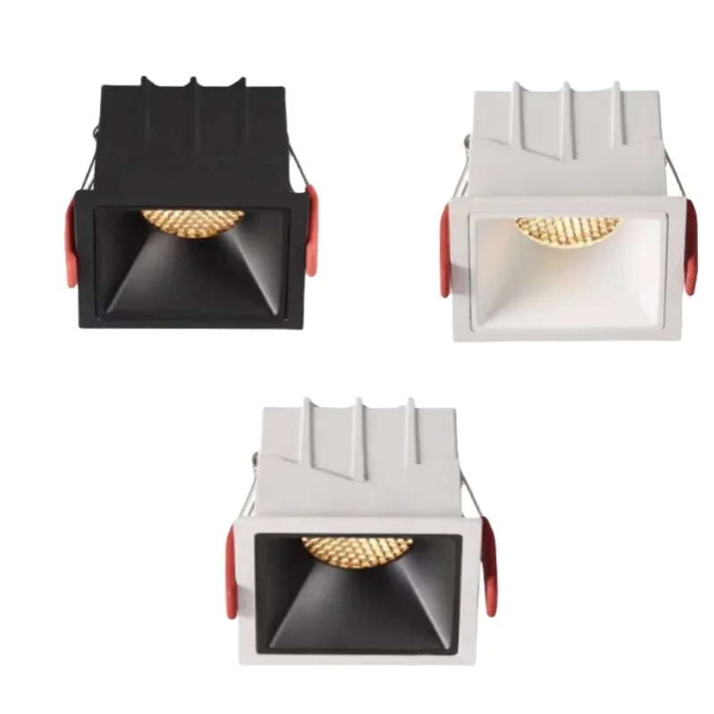 

Recessed no main light Anti-glare Spot lights Square Ceiling downlights 7W20W Home Office Store indoor lighting LED Ceiling Lamp