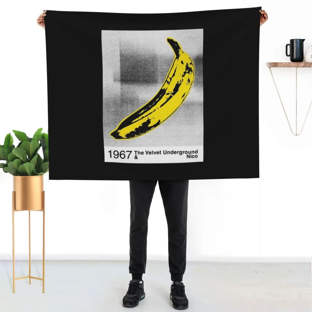 The Velvet Underground And Nico Poster Throw Blanket couch cozy soft plush fuzzy picnic outdoor blanket