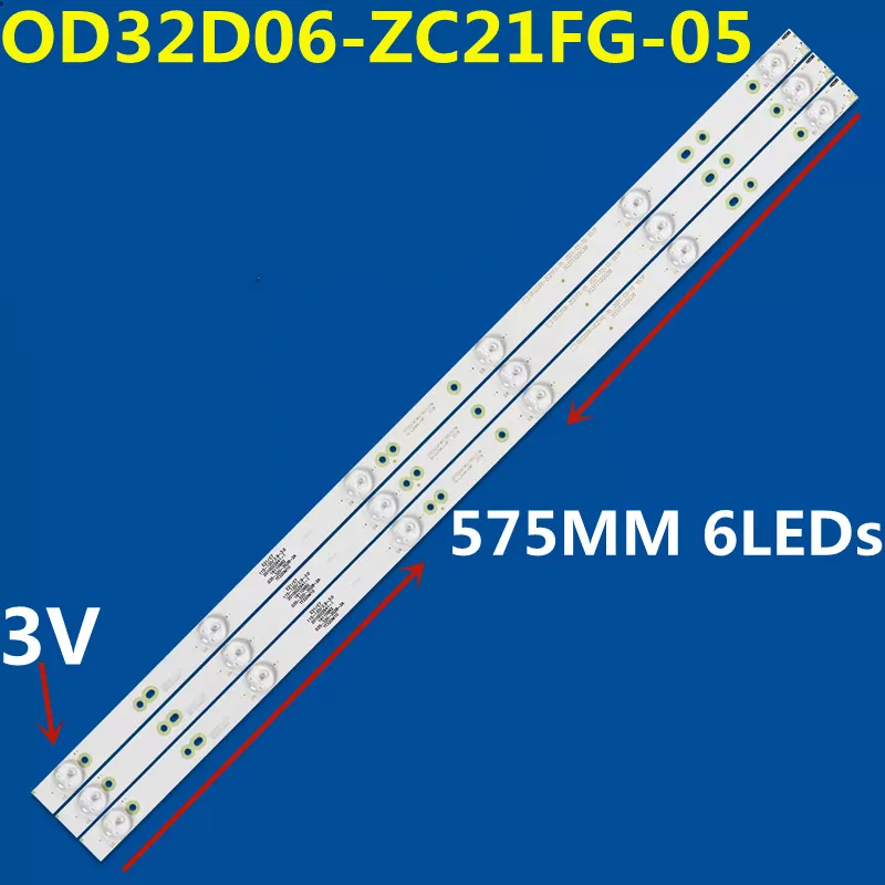 

150 шт., Светодиодная лента для подсветки ATVIO TV 32 дюйма, A320SD5G22, Φ 0D32D06-ZC21FG-05 303TT320038