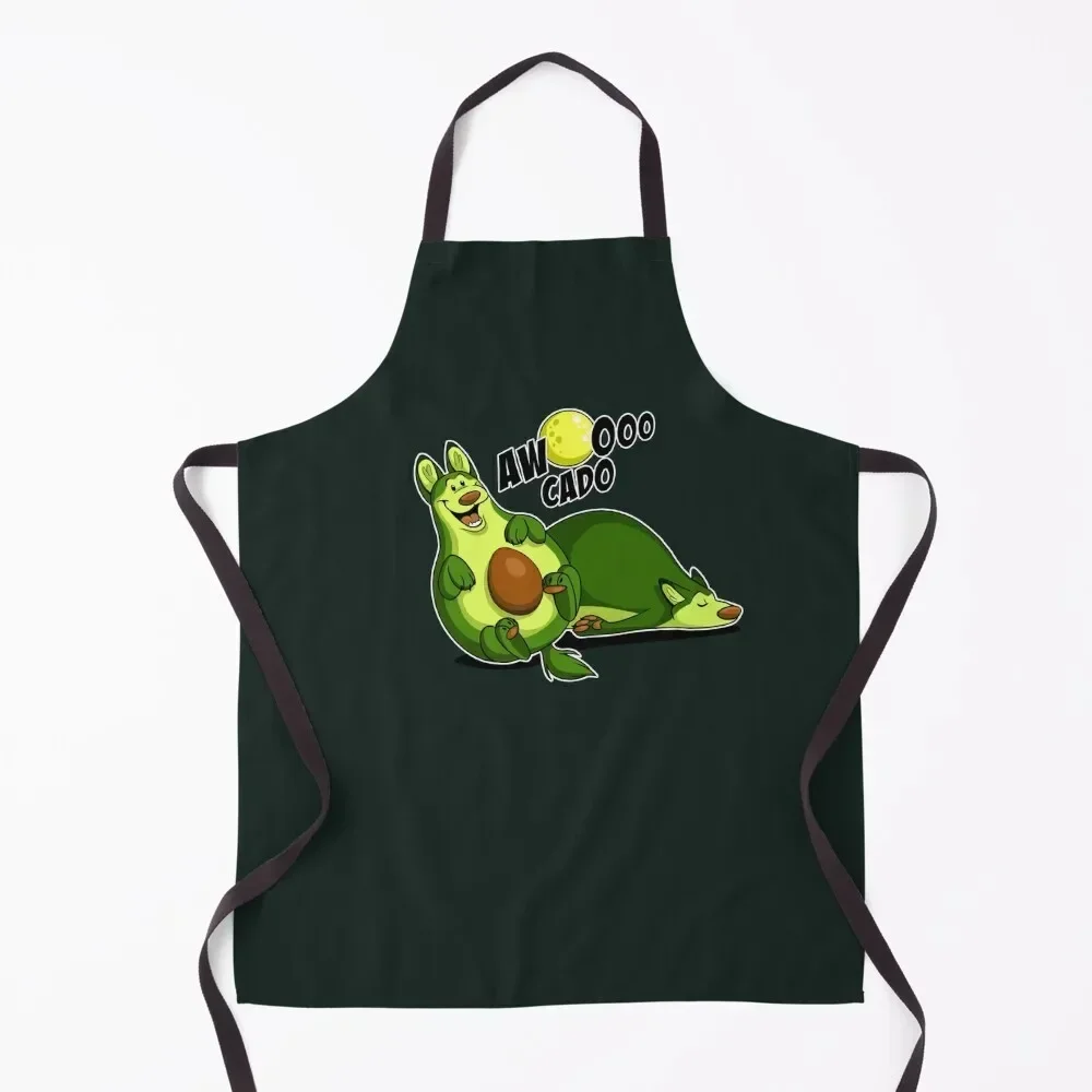 

Awooocado Apron chefs Kitchen Handle For Women christmas decoration Apron
