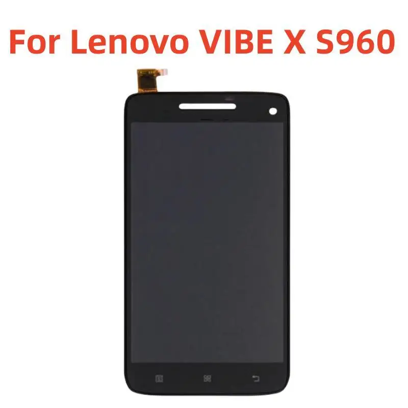 Дигитайзер сенсорного ЖК-экрана в сборе для Lenovo VIBE X S960 S960T Idea, бесплатные инструменты для замены