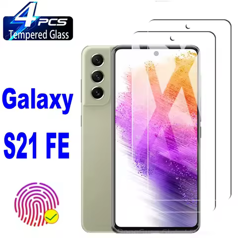 2/4Pcs HD Full Cover Tempered Glass For Samsung Galaxy S21 FE 5G Film