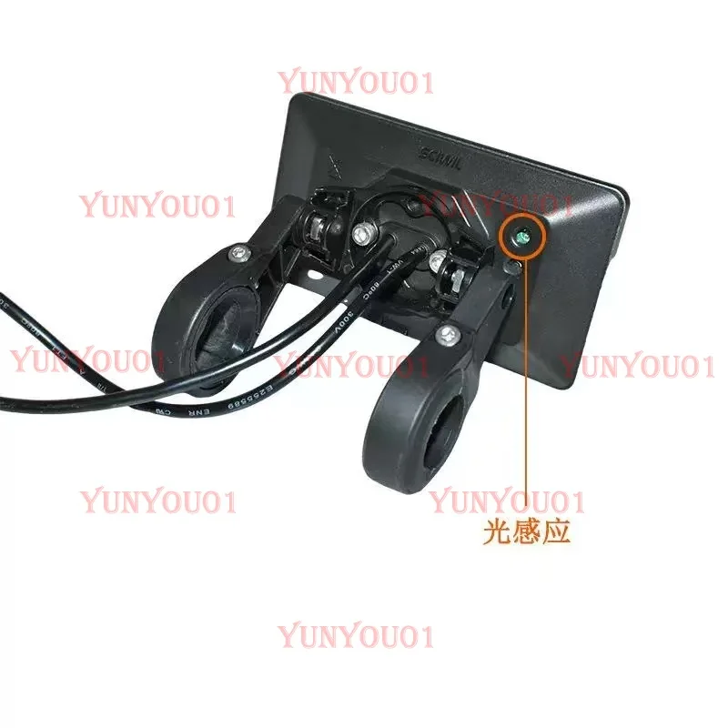 4 Inch LCD Meter for E Bike 24V To 72V Voltage NFC Power on Off Light Sensor System 808 Display Speed Odometer Battery Gauge