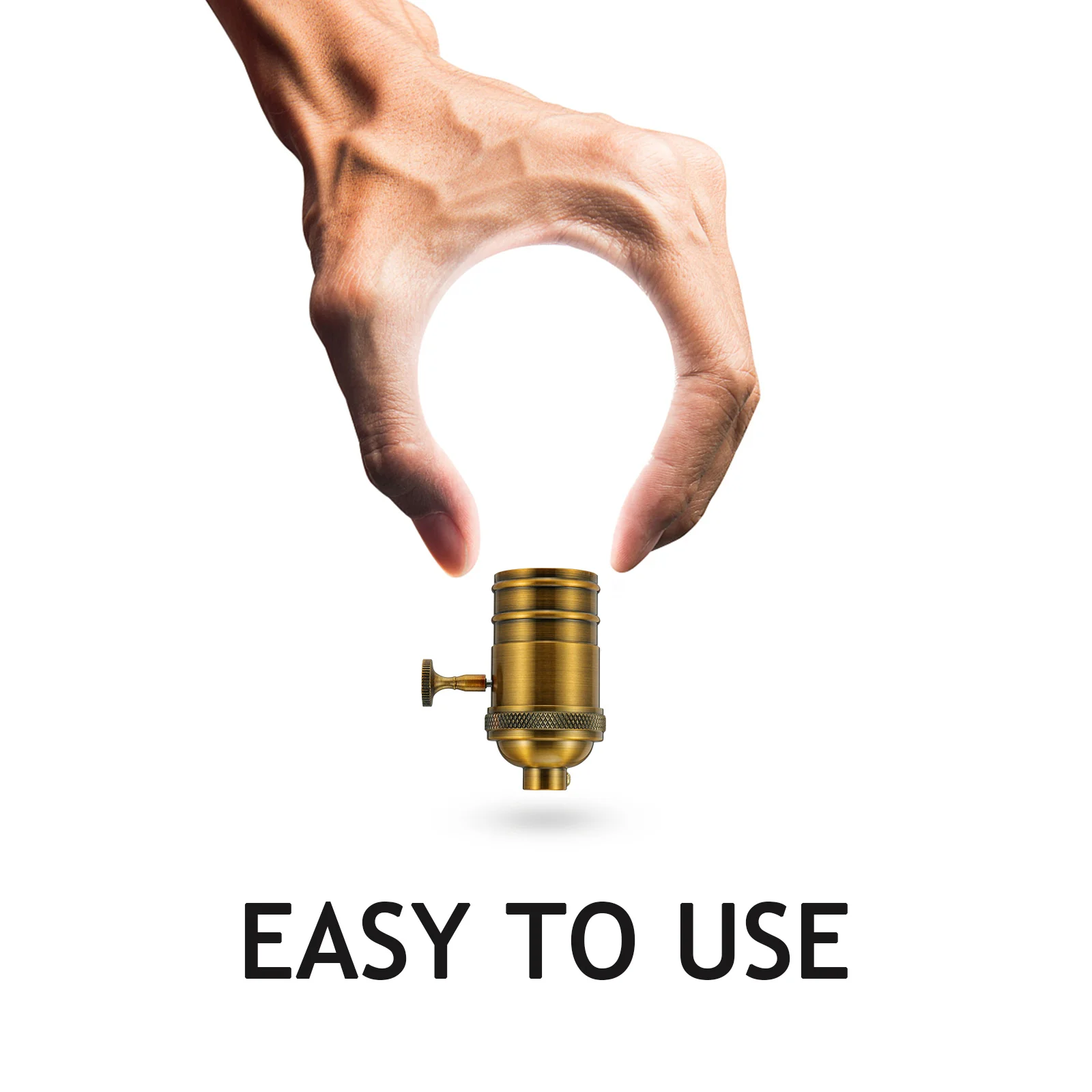 

Vintage E27 Socket Retro Industrial Light Holder Compatible With Edison Bulbs For Diy Pendant Lamp Fixture Hanging Lamp Holder