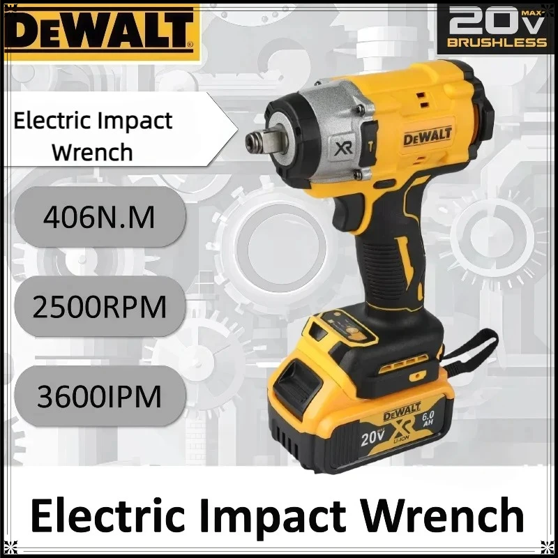 

Dewalt 1/2 Inch Brushless Impact Electric Drill Multifunctional Cordless Screwdriver Rechargeable Power Tools 18V-20V Battery