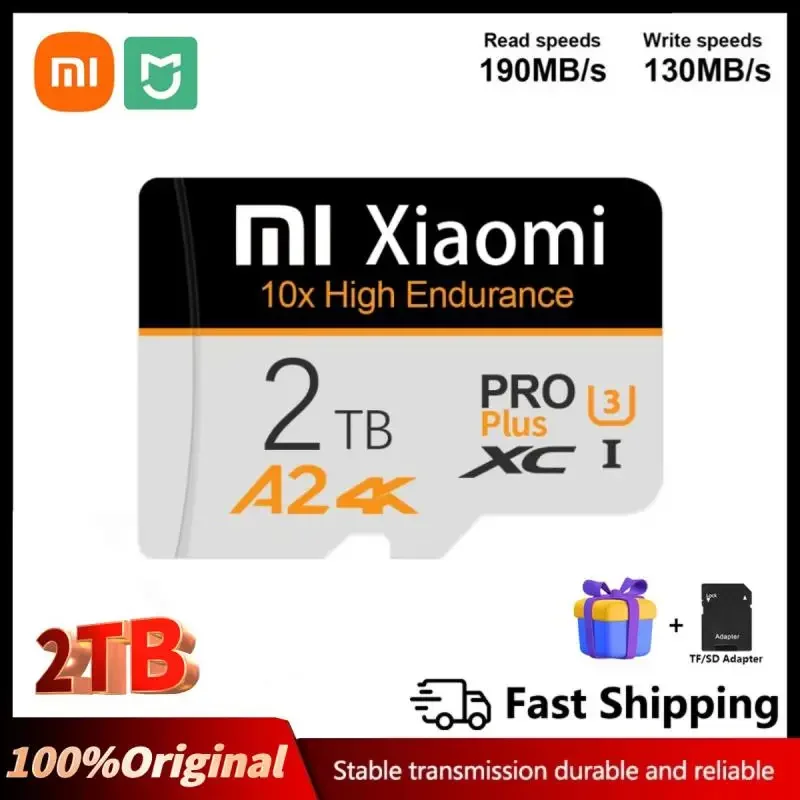 Xiaomi Mijia High Speed Class 10 SD Card 128GB 256GB Carte Sd Memory Card 2TB 1TB Usb Memory Flash Usb Stick Sdcards For Camera