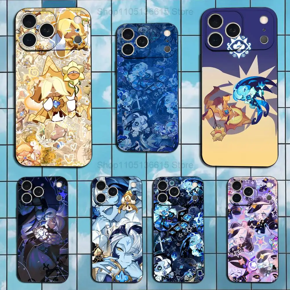 

C-Cookie R-Run K-Kingdom Phone Case For iPhone 17,16,15,14,13,12,11 Plus,Pro Max,XS,X,XR,SE,Mini,8,7,Soft Silicone Black Cover