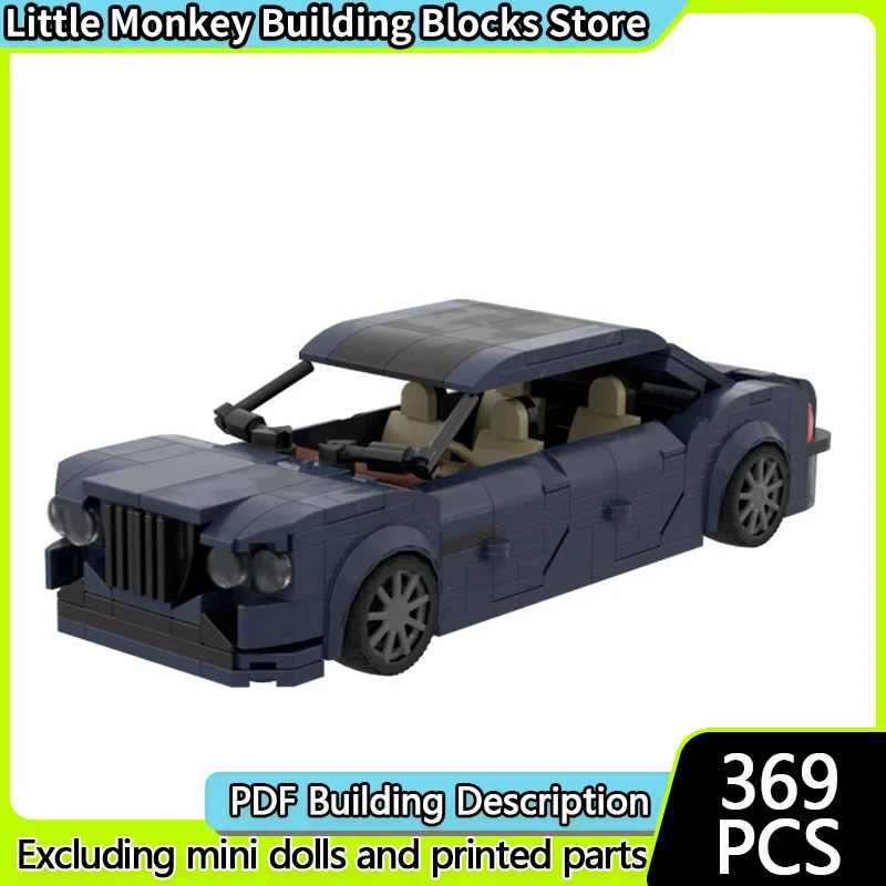 

Speed Racing Car Model MOC Building Bricks Luxury Car Flying Spur Modular Technology Children Holiday Gifts Assemble Toys Suit