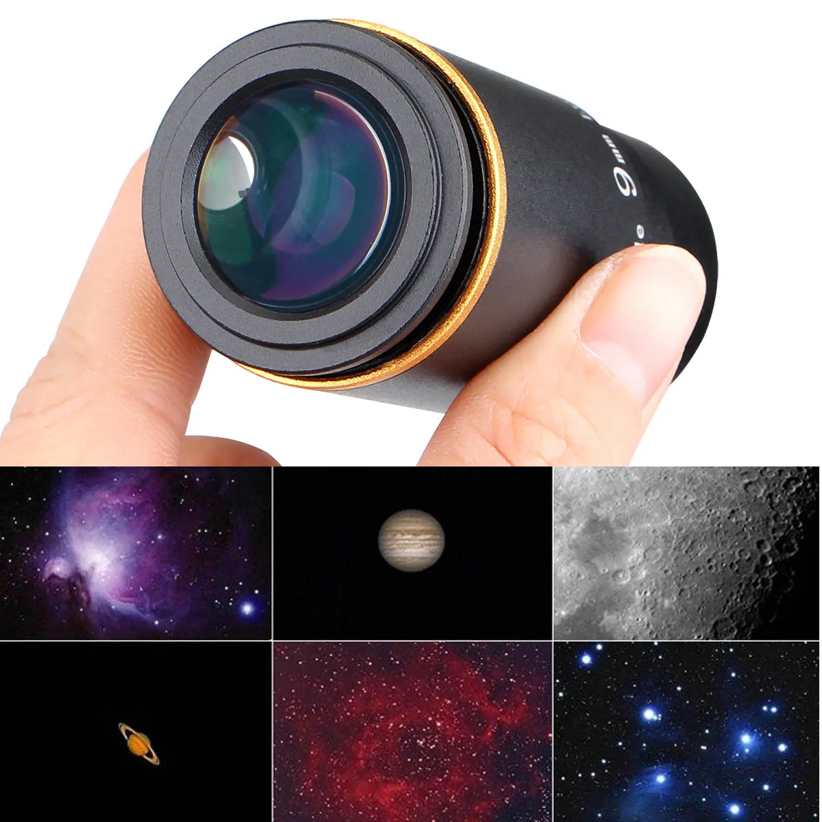 SVBONY Astronomical Telescope Eyepiece 1.25inch 66 Degree UWA Eyepiece Set 6/9/15/20mm Fully Multi-coated Lens