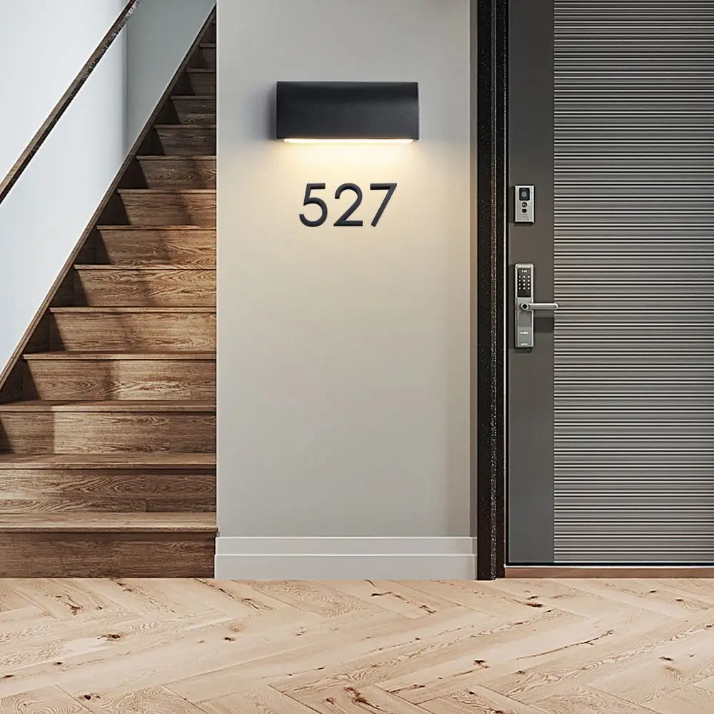 4inch/10cm Fashion Self-Adhesive For Home Mailbox Hotel Address 0 To 9 Door Label Number Plate Sign Numeral Tag image 2